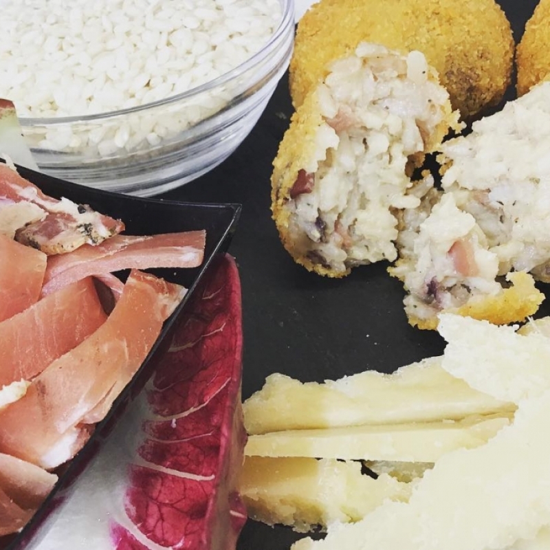 SUPPLI SPECK E RADICCHIO