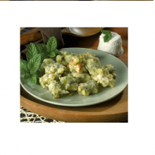 FRITTELLINE DI ZUCCHINE RICOTTA E MENTA